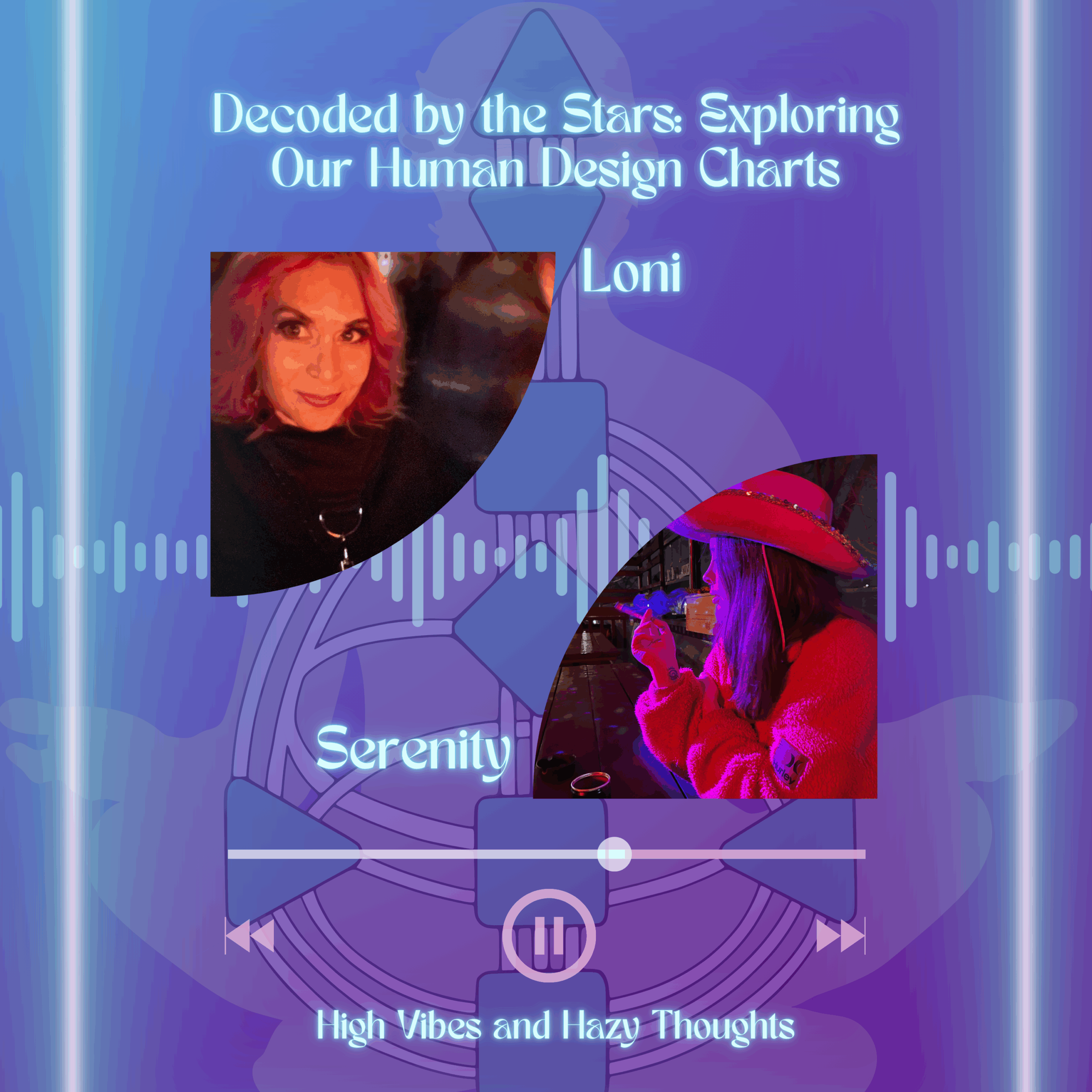 Pink Purple Minimalist Podcast Cover